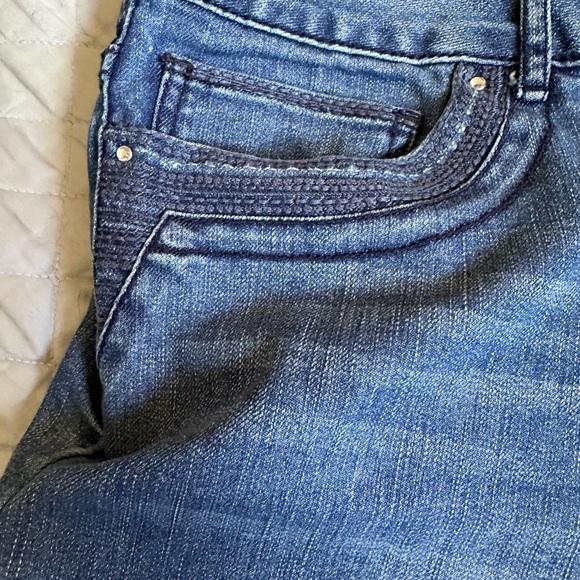 🍉Denver Hayes crop jeans lightweight, stretchy 18 x 22 GUC - Picture 7 of 15